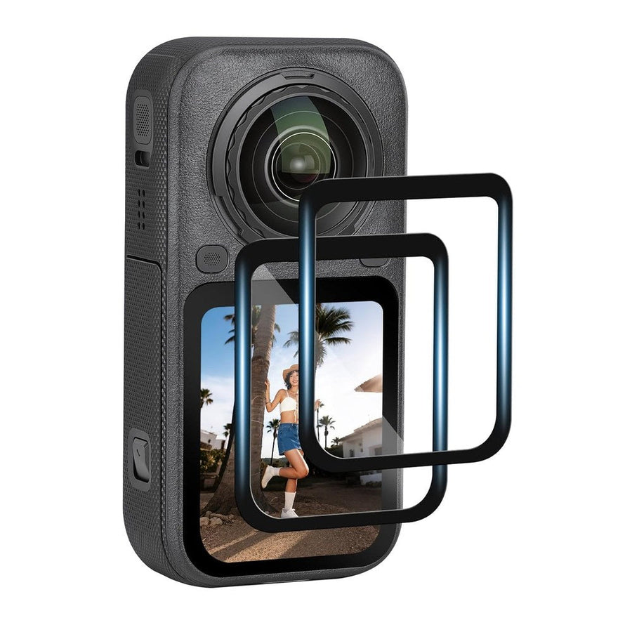 Amazear Cooling Screen Protector for Insta360 X6 Accessories (2 Pack)