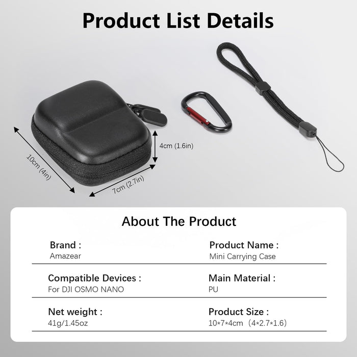 Amazear Carry Case for DJI Osmo NANO / Xtra Atto - detail 8