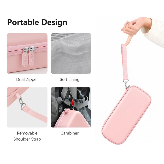 Amazear Small Carrying Case for Insta360 Luna Ultra / Pro - Pink - detail 8