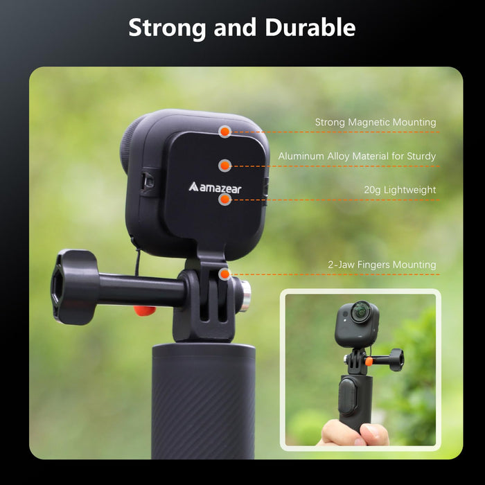 Amazear Quick-Mounting Magnetic Base for Insta360 GO Ultra - detail 3