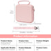 Amazear Travel Carrying Case for Insta360 GO Ultra - Pink - detail 9
