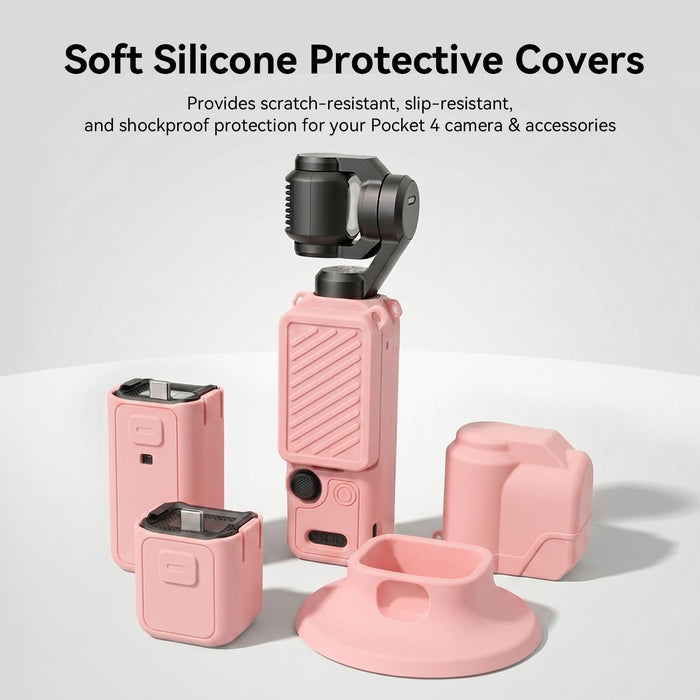 Amazear Silicone Case for DJI Osmo Pocket 4 - Pink - detail 8