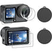 Amazear Screen Protector and Silicone Lens Cap Set for DJI Osmo Action 6 - product image