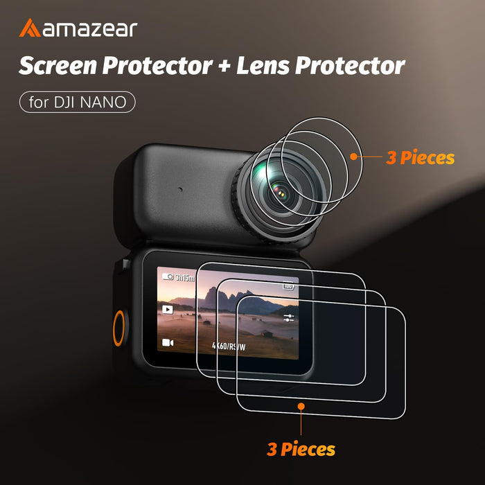 Amazear Lens and Screen Protector Set for DJI Osmo Nano - detail 2