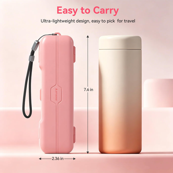 Amazear Portable Protective Case for DJI Osmo Pocket 4/3/Xtra Muse - Light Pink - detail 5