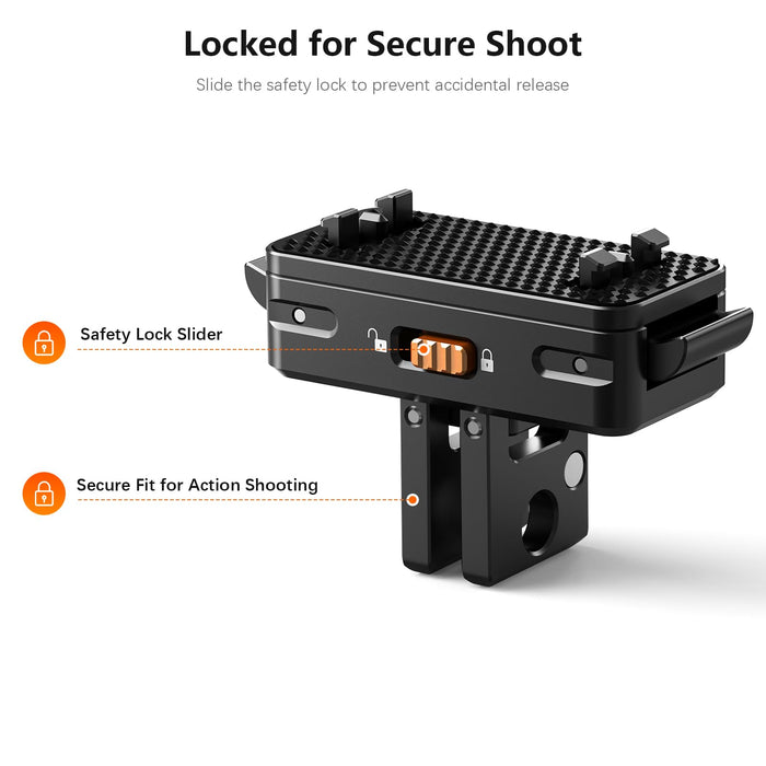 Amazear Locking Magnetic Quick-Release Adapter for Insta360 Cameras - detail 5