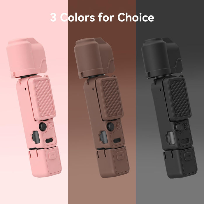 Amazear Silicone Case for DJI Osmo Pocket 4 - Brown - detail 9