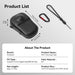 Amazear Hard Carrying Case for Insta360 X6 with Cage Only - detail 8