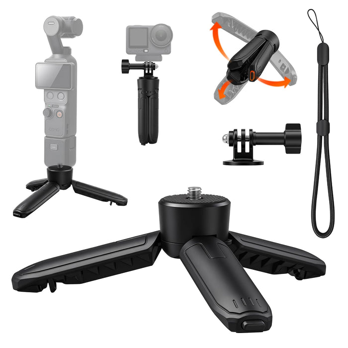 Amazear Mini Tripod for DJI Osmo Pocket 4P/4/3 for Insta360 Luna Ultra/Pro - product image