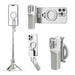 Amazear Phone Camera Grip with Selfie Stick and Tripod - White - product image