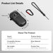 Amazear Mini Hard Shell Carrying Case for Insta360 X6 - detail 8