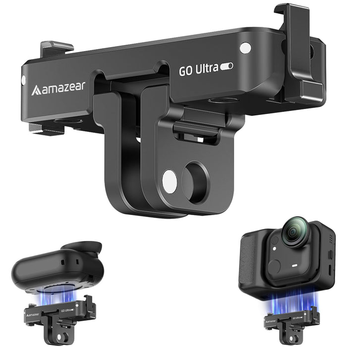 Amazear Magnetic Quick-Release Adapter Mount for Insta360 GO Ultra - product image