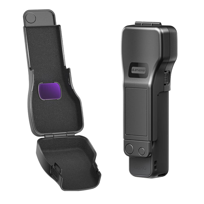 Amazear Gimbal and Screen Cover for DJI Osmo Pocket 4/3 - Black - product image