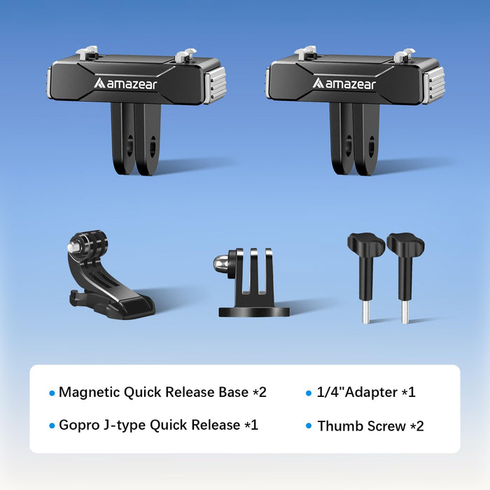 Amazear Magnetic Quick-Release Mount for Insta360 X6 (2 Pack) - detail 8