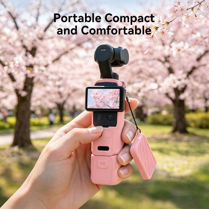 Amazear Silicone Case for DJI Osmo Pocket 4 - Pink - detail 3