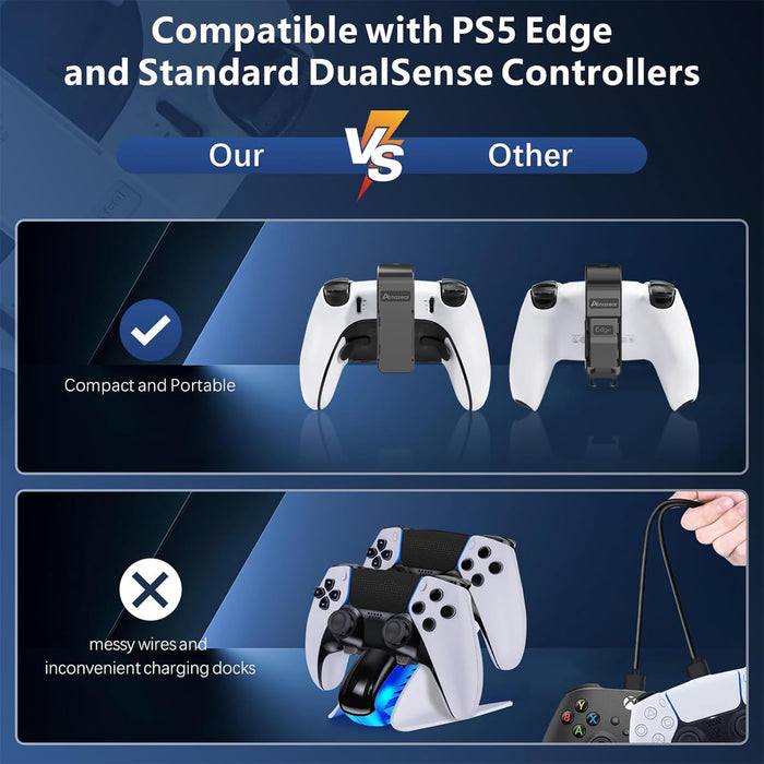 Amazear Controller Battery Pack for PS5 DualSense - Black - detail 5