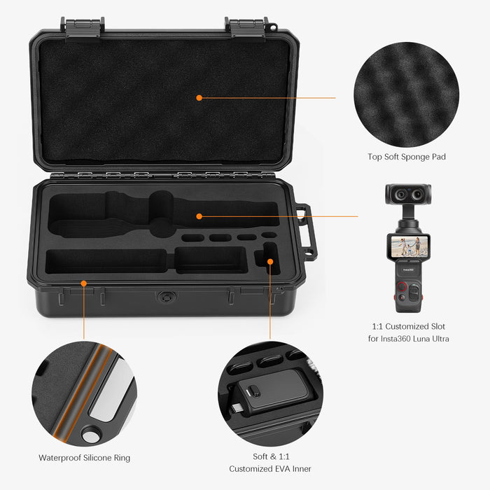 Amazear Single-Layer Hard Case for Insta360 Luna Ultra / Pro - detail 5