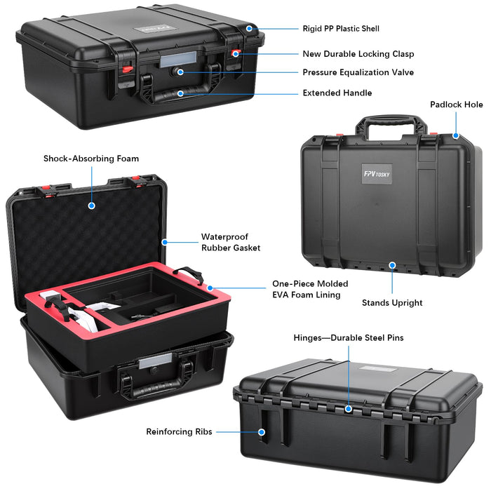 Amazear Double-Layer Hard Case for Starlink Mini - Case Only - detail 4