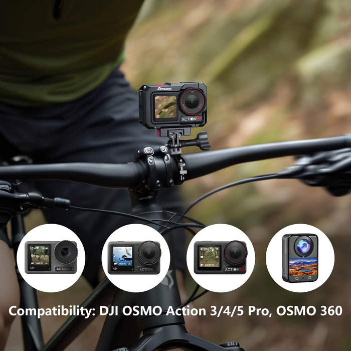 Amazear 360° Rotation Metal Quick-Release Mount for DJI Osmo Action 5 Pro / Xtra Edge - detail 6