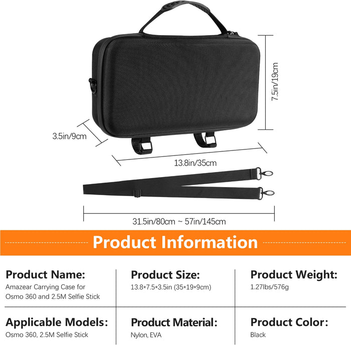 Amazear Carrying Case for DJI Osmo 360 / Osmo 360 II - detail 5