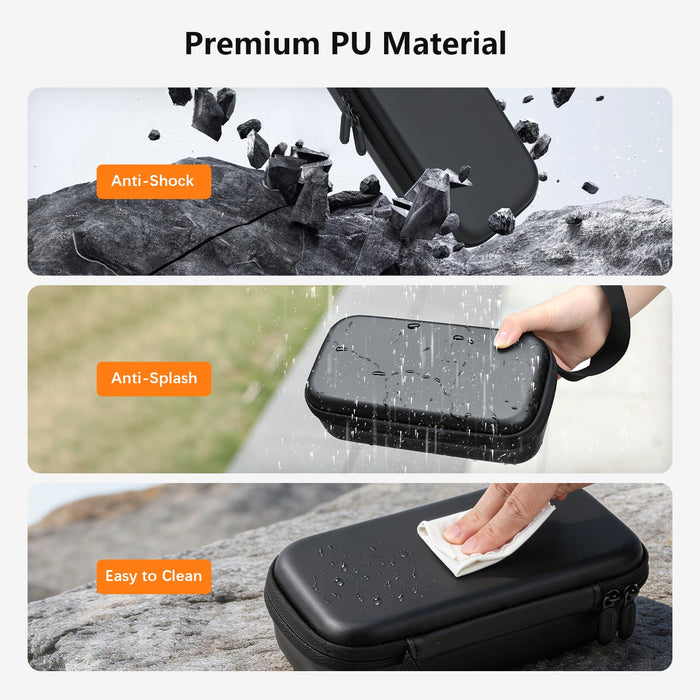 Amazear Portable Carry Case for DJI Osmo Pocket 4 / Xtra Muse - Black - detail 8