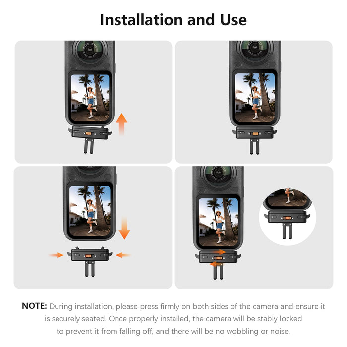 Amazear Locking Magnetic Quick-Release Adapter for Insta360 Cameras - detail 6