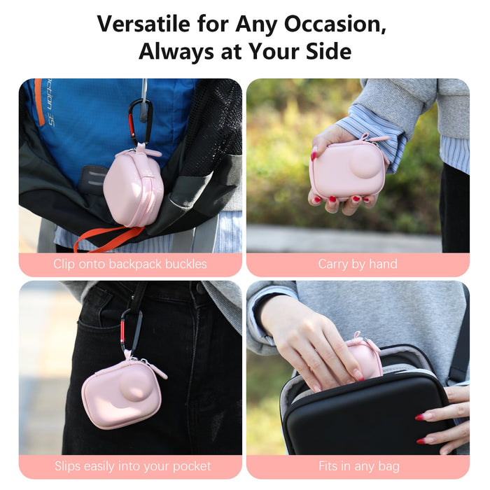 Amazear Compact Carrying Case for Insta360 GO Ultra - Pink - detail 5