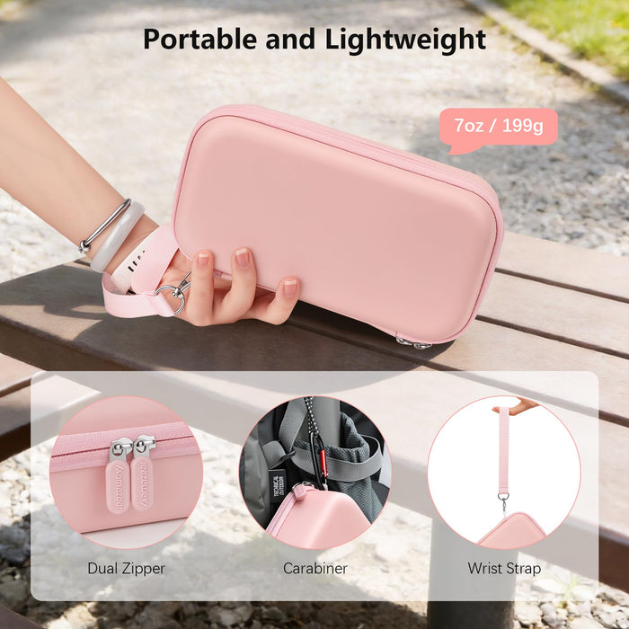 Amazear Portable Carry Case for DJI Osmo Pocket 4 / Xtra Muse - Pink - detail 5
