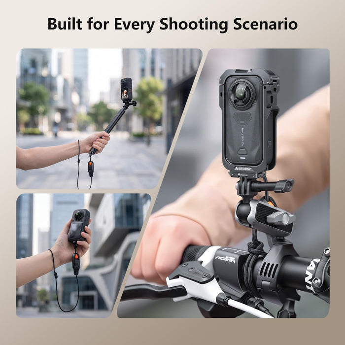 Amazear Screen Protector and Wrist Strap Set for Insta360 X6 - detail 7