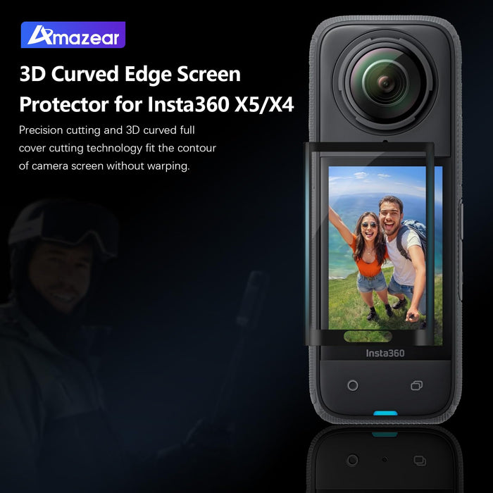 Amazear Screen Protector for Insta360 X5 / X4 (2 Pack) - detail 2