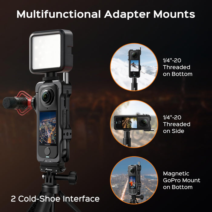 Amazear Metal Protective Case for Insta360 X4 Air - detail 3