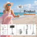 Amazear Phone Camera Grip with Selfie Stick and Tripod - White - detail 4