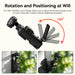 Amazear Magnetic Mount Stand for DJI Osmo Pocket 4P/4/3/Xtra Muse - Black - detail 4