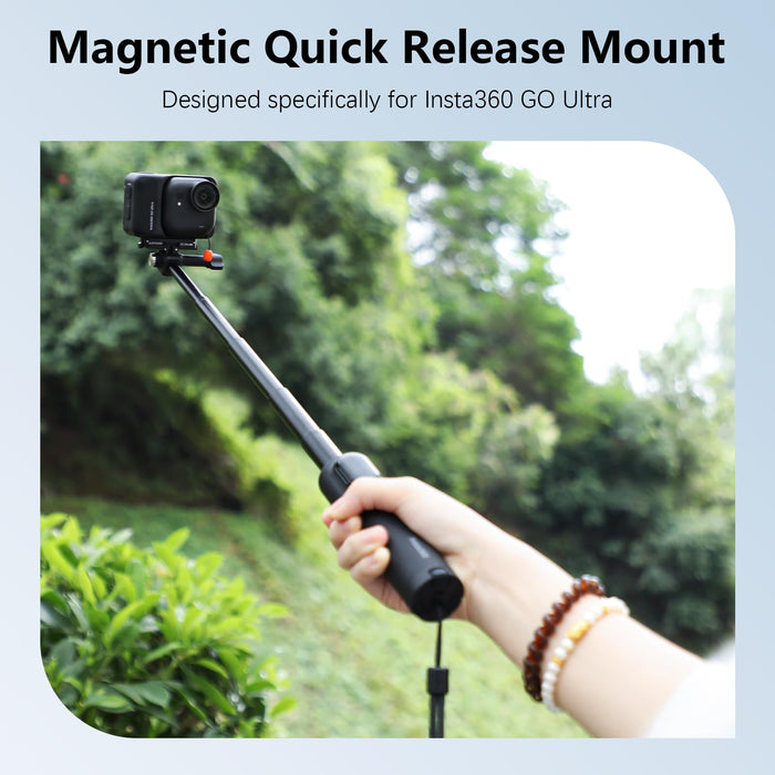 Amazear Magnetic Quick-Release Adapter Mount for Insta360 GO Ultra - detail 2