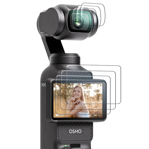 Amazear Lens Screen Protector for DJI Osmo Pocket 4 / 3 / Xtra Muse (6 Pack) - product image
