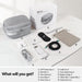 Amazear 7-in-1 Carrying Case Accessory Set for Apple Vision Pro - detail 2