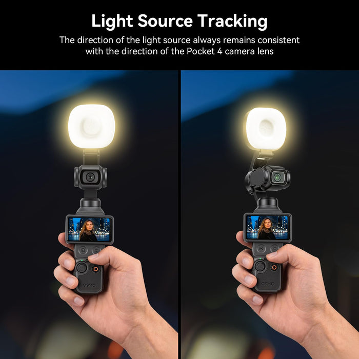 Amazear Magnetic Fill Light for DJI Osmo Pocket 4/3/4P/Xtra - detail 4