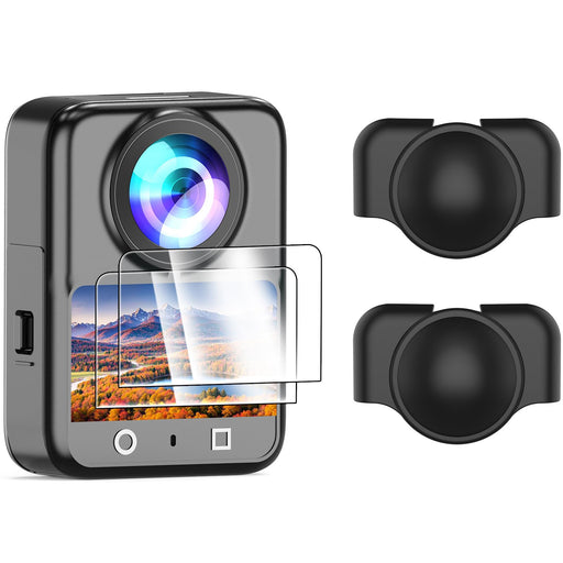 Amazear Screen Protector and Lens Cap Set for DJI Osmo 360 - product image