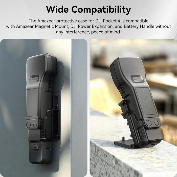 Amazear Gimbal and Screen Cover for DJI Osmo Pocket 4/3 - Black - detail 6