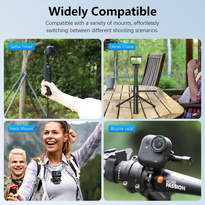 Amazear Magnetic Quick-Release Adapter Mount for Insta360 GO Ultra - detail 6
