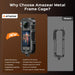 Amazear Aluminum Camera Cage for Insta360 X5 - Toy498 - Black - detail 7
