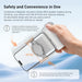 Amazear Phone Camera Grip with Detachable Clamp - White - detail 4