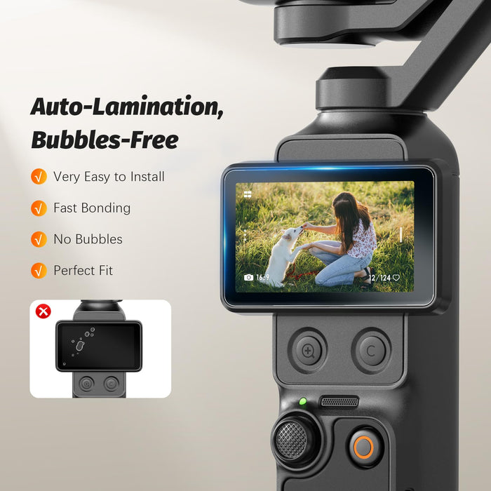 Amazear Screen Protector for DJI Osmo Pocket 4P (3 Pack) - detail 4