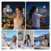 Amazear Phone Camera Grip, Detachable Clamp and Fill Light Set - White - detail 8