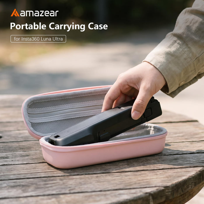Amazear Small Carrying Case for Insta360 Luna Ultra / Pro - Pink - detail 2