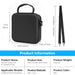 Amazear Travel Carrying Case for Insta360 GO Ultra - Black - detail 9