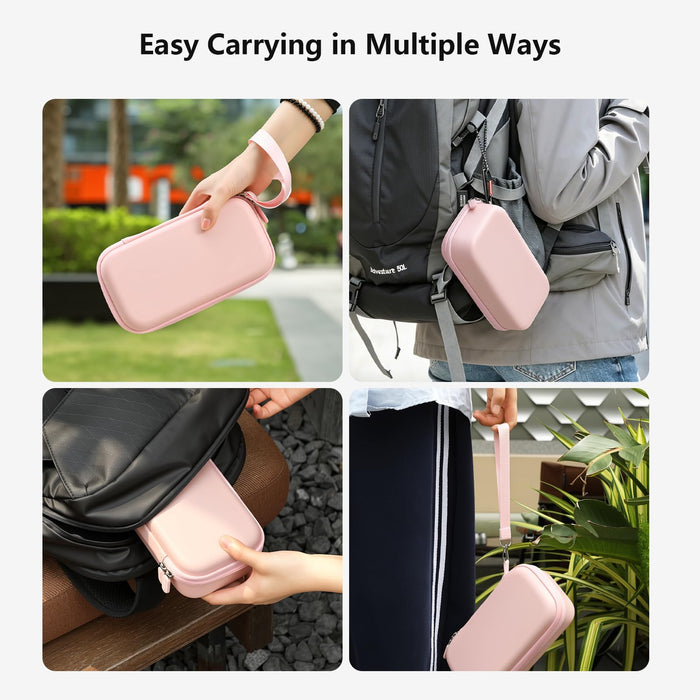 Amazear Portable Carry Case for DJI Osmo Pocket 4 / Xtra Muse - Pink - detail 7