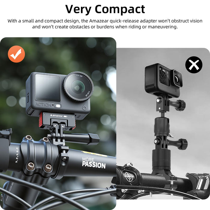 Amazear 360° Rotation Magnetic Quick-Release Mount for DJI Osmo Action 6 / NANO / Xtra - detail 5