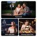 Amazear Phone Camera Grip with Selfie Stick, Tripod and Fill Light - White - detail 2