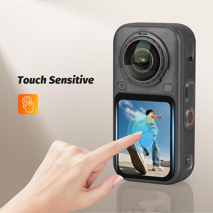 Amazear Tempered Glass Screen Protector for Insta360 X6 (2-Pack) - detail 7